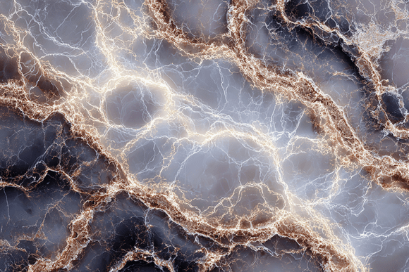 Blue Gold Marble Abstract Luxury Pattern: A Versatile Design Asset for Modern Projects