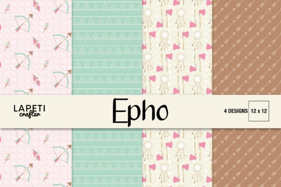 Boho Tribal Digital Paper Pack: A Creative Resource for Bohemian Crafts and More