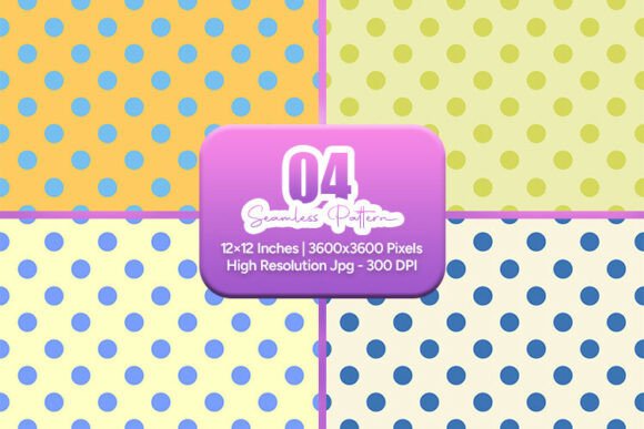 Bright Polka Dot Seamless Pattern Pack: A Vibrant Addition to Creative Projects