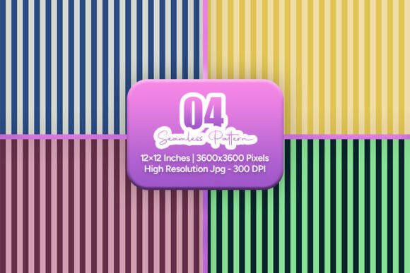 Classic Color Stripe Seamless Pattern: A Vibrant Resource for Creative Projects