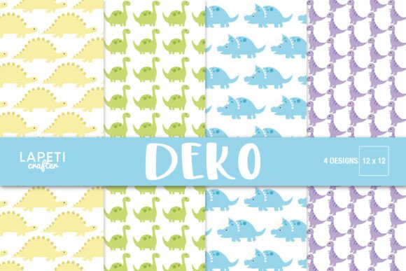Cute Dinosaur Digital Paper 12x12: A Fun and Practical Resource for Creative Projects
