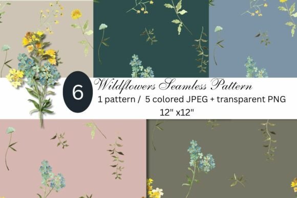 Ditsy Floral Seamless Pattern Bundle: A Versatile Design Resource