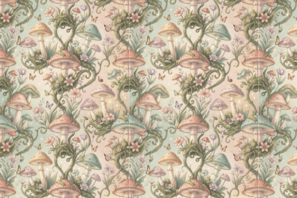 Embracing the Enchanted: The Rise of Mushroom Botanical Patterns in Modern Design