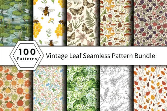 Evaluating Vintage Leaf Seamless Patterns for Creative Projects