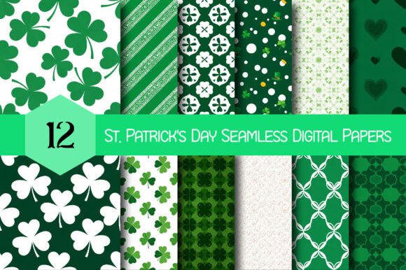 St. Patrick’s Day Seamless Digital Paper: A Must-Have for Creative Projects