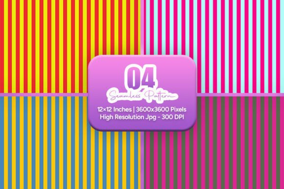 Vibrant Vertical Stripe Pattern Pack for Creators